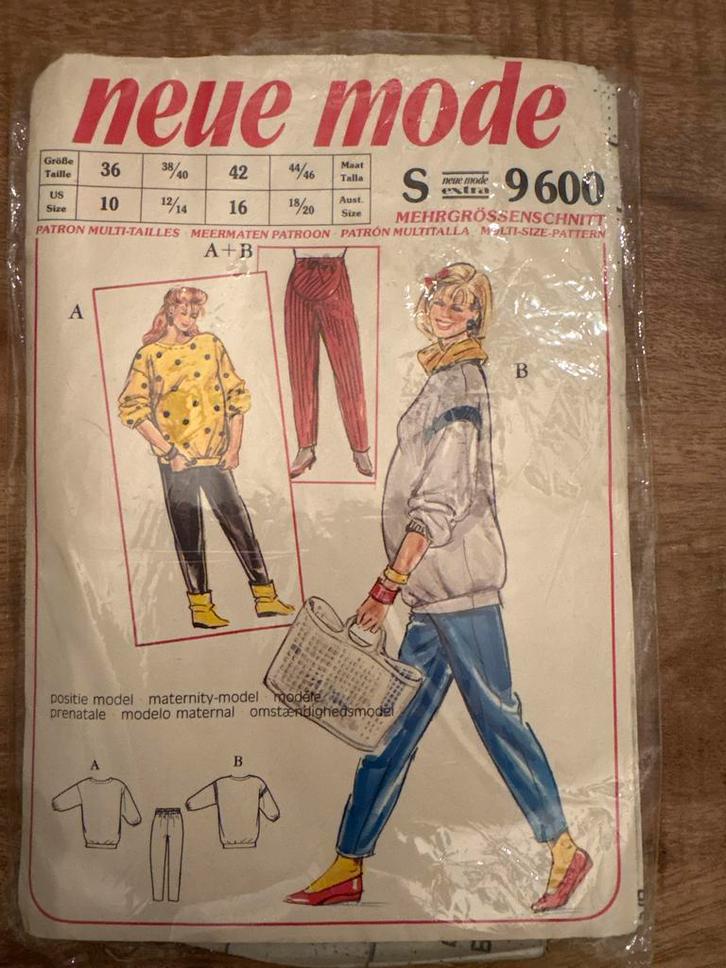 Neue Mode Naaipatroon S9600, Hobby en Vrije tijd, Kledingpatronen, Gebruikt, Overige typen, Vrouw, Overige merken, Ophalen of Verzenden