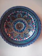 Set handbeschilderde aardewerken sierborden – majolica stijl, Antiek en Kunst, Antiek | Keramiek en Aardewerk, Ophalen