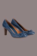 Geox Respira leren pumps maat 38, Geox, Pumps, Blauw, Ophalen of Verzenden