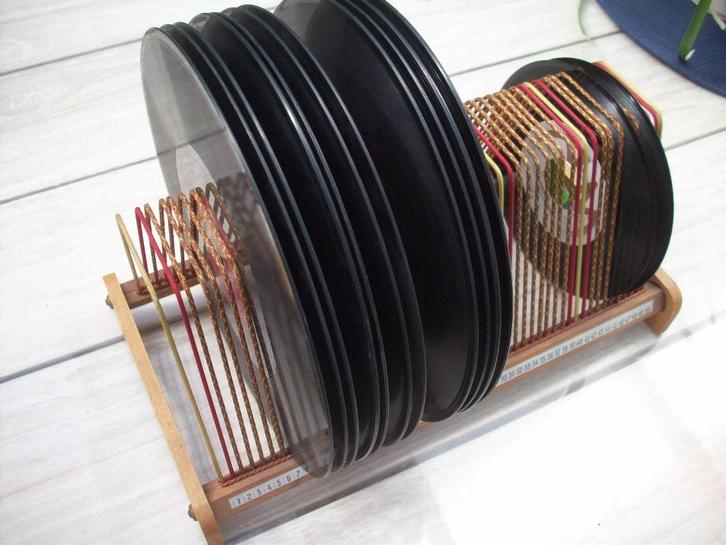 vinyl rekje + 78t platen, Cd's en Dvd's, Vinyl | Pop, Zo goed als nieuw, 10 inch, Ophalen