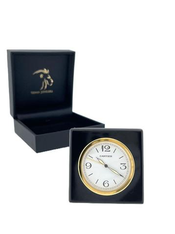 Vintage Cartier Pasha Travel Alarm Clock Ref 0251 Reiswekker beschikbaar voor biedingen