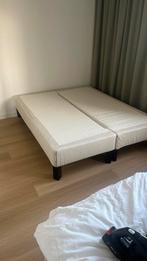 Espevar bed 160x200, Ophalen, Beige, Tweepersoons, Zo goed als nieuw