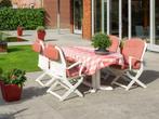 tuinset Allibert Tiffany Vollkunstof !! tafel en 4 tuinstoel, Tuin en Terras, Tuinsets en Loungesets, Tuinset, Eettafel, Kunststof