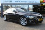 BMW 4-serie 418i High Executive LEER / NAVIGATIE / ORIG NL, Auto's, Automaat, Gebruikt, 4-Serie, Zwart