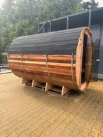 OUTLET | Barrelsauna 7+3ft., Ophalen, Zo goed als nieuw, Fins of Traditioneel, Complete sauna