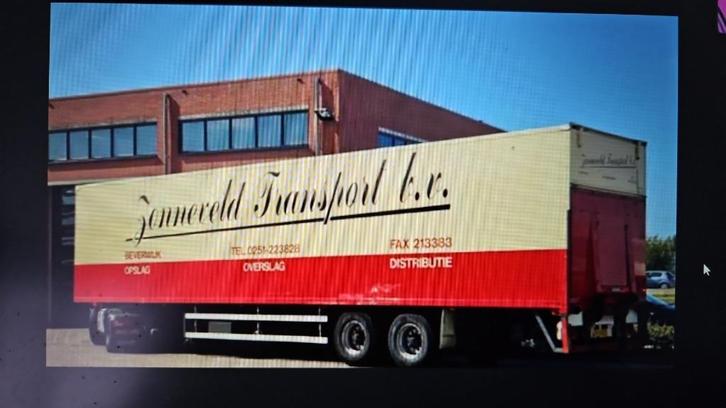 gesloten trailer, Auto's, Vrachtwagens, Bedrijf, Aanhangers en Opleggers, Overige brandstoffen, Ophalen