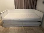 Coming Slaapbank met Logeerbed, Ophalen, 90 cm, Eenpersoons, Wit