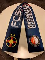 Sjaal FCSB - Feyenoord, Verzamelen, Sportartikelen en Voetbal, Ophalen of Verzenden, Nieuw, Feyenoord, Vaantje of Sjaal