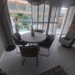 Riviera maison eetkamerstoelen, Ophalen, Bruin, Zo goed als nieuw, Vier