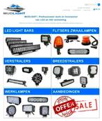 7 inch 17,5cm led verstraler 51watt schijnwerper 4x4 offroad, Verzenden, Nieuw