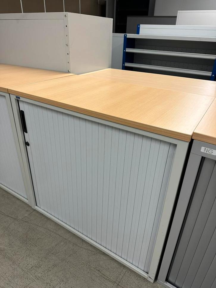 Roldeurkasten l netjes l incl. topblad l, Huis en Inrichting, Kasten | Roldeurkasten en Archiefkasten, Zo goed als nieuw, Minder dan 100 cm