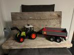 Bruder Claas Nectis 267F met voorlader en kar, Ophalen of Verzenden, Zo goed als nieuw