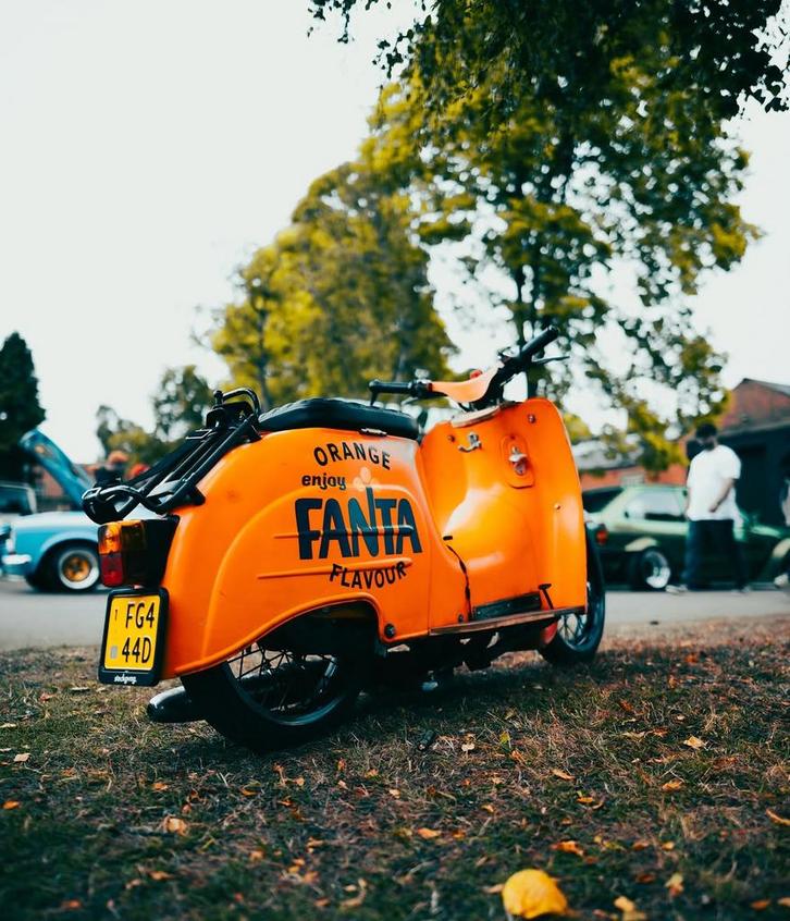 Simson Schwalbe KR51/1 - Custom Oranje Fanta Brommer, Fietsen en Brommers, Brommeronderdelen | Snorfietsen, Gebruikt, Overige merken