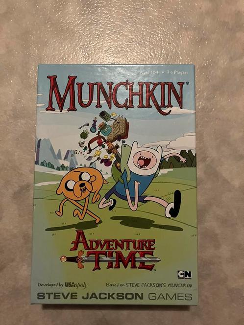 Munchkin adventure time 1 + 2, Hobby en Vrije tijd, Verzamelkaartspellen | Overige, Zo goed als nieuw, Ophalen of Verzenden
