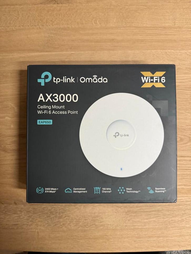 TP-Link EAP650 WiFi 6 Access Points (2 stuks), Computers en Software, Accesspoints, Nieuw, Ophalen of Verzenden