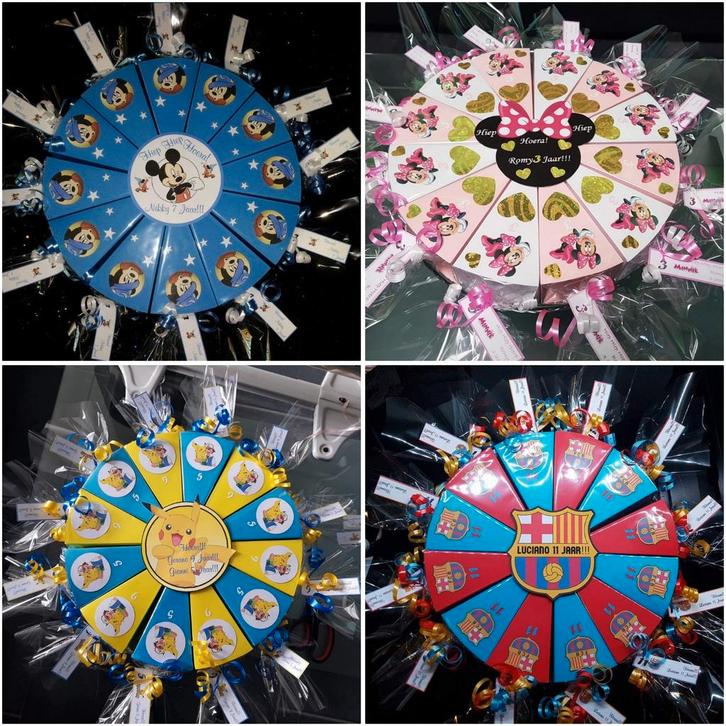 Uitdeeltaart voor Traktatie, Hobby en Vrije tijd, Feestartikelen, Nieuw, Overige typen, Verjaardag, Ophalen of Verzenden