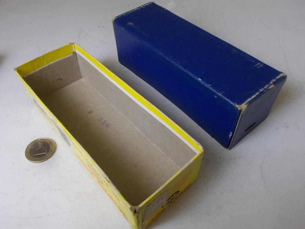 1956 Dinky Toys 408 BIG BEDFORD LORRY + ORG. PICTURE DOOS!, Hobby en Vrije tijd, Modelauto's | 1:43, Ophalen of Verzenden, Zo goed als nieuw