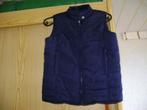 donkerblauwe paardenbodywarmer met achter borduursel 140/146, Dieren en Toebehoren, Paardrijkleding, Kinderen, Ophalen of Verzenden