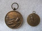 Set van 2 - Medaille Reddingsbrigade / WRB & Hardlopen, Verzenden, Overige materialen, Nederland