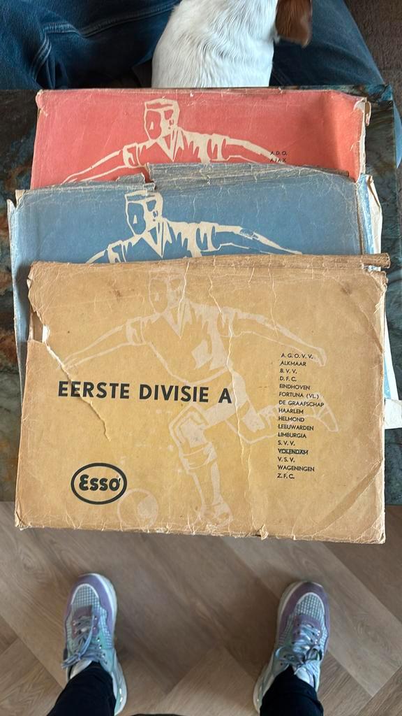 Esso Voetbal Platen 1958/ 59 - Super Mooi!, Verzamelen, Sportartikelen en Voetbal, Gebruikt, Poster, Plaatje of Sticker, Overige binnenlandse clubs