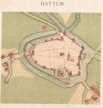 Hattem. Minuutkaartje van de stad door Jacob van Deventer, Antiek en Kunst, Ophalen of Verzenden
