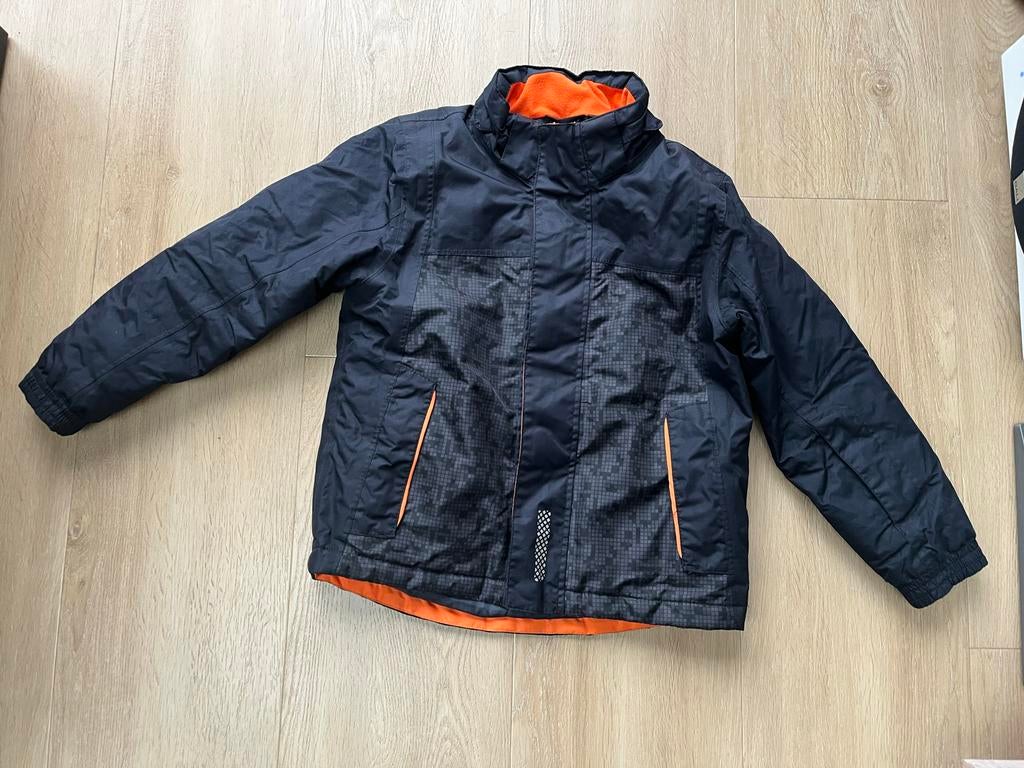 Zwarte Ski Jas - Maat 122-128 crivit sports, Kinderen en Baby's, Kinderkleding | Maat 122, Ophalen of Verzenden, Gebruikt, Crivit