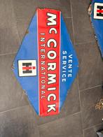Emaille bord mc cormick ih groot 2 international harvester, Ophalen of Verzenden, Gebruikt, Reclamebord