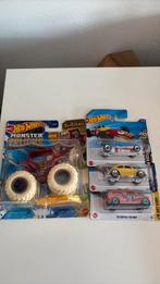 Hot Wheels set van 4 in 1 koop! 1/64, Ophalen of Verzenden, Zo goed als nieuw, Auto