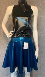 Night shade blue echt latex rok, Kleding | Dames, Overige typen, Maat 42/44 (L), Zo goed als nieuw, Verzenden