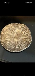 Zilveren leeuwengroot ca 1384, Postzegels en Munten, Ophalen of Verzenden, Vóór koninkrijk