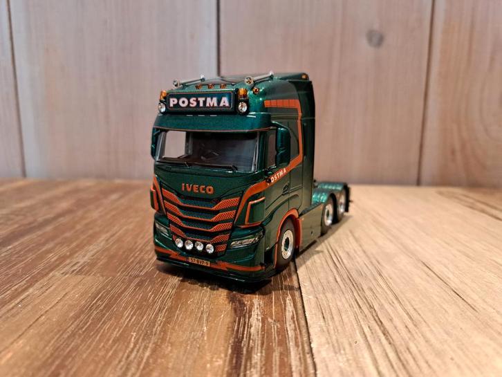 WSI Iveco S-Way AS High Postma- Grijpskerk, Hobby en Vrije tijd, Modelauto's | 1:50, Nieuw, Bus of Vrachtwagen, Wsi, Ophalen of Verzenden