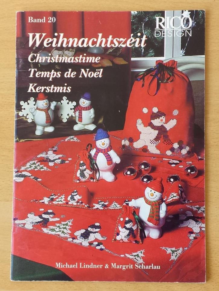 Kerstmis - Rico Design - Kerstmis - nr.20, Hobby en Vrije tijd, Borduren en Borduurmachines, Gebruikt, Patroon, Handborduren, Ophalen of Verzenden