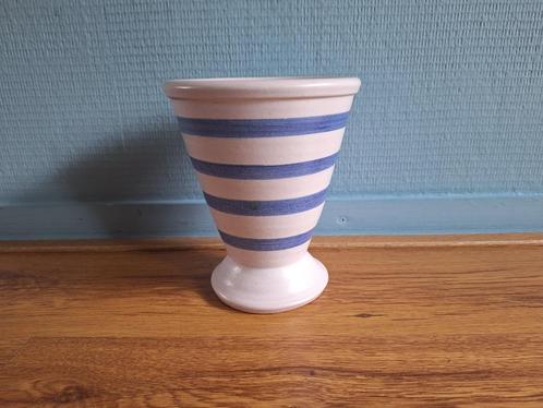 Keramische vaas, Huis en Inrichting, Woonaccessoires | Vazen, Gebruikt, Wit, Minder dan 50 cm, Aardewerk of Porselein, Ophalen of Verzenden