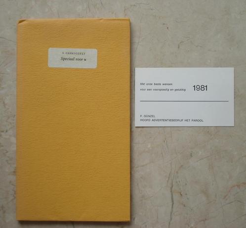 S. Carmiggelt - Speciaal voor U - Jaarwisseling 1980-1981, Boeken, Literatuur, Zo goed als nieuw, Nederland, Ophalen of Verzenden
