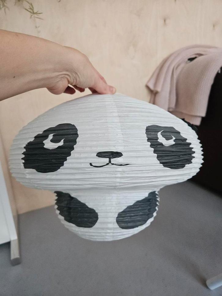 Schattige Panda Lamp - H&M Home, Huis en Inrichting, Lampen | Hanglampen, Zo goed als nieuw, Minder dan 50 cm, Overige materialen