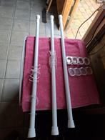 3x uittrekbare douchestang, Ophalen, Nieuw, Wit
