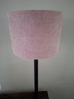 Tafellamp met roze kap, Ophalen of Verzenden, Zo goed als nieuw, Minder dan 50 cm