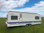 Hobby 610 UF excelsior tandemasser caravan, Caravans en Kamperen, Caravans, Particulier, Rondzit, Airco, 1500 - 2000 kg