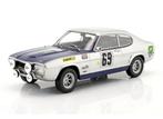 Ford Capri MK1 nr:69 tour de corse 1969  silver  mcg 1:18, Hobby en Vrije tijd, Modelauto's | 1:18, Ophalen, Nieuw, Auto, Overige merken