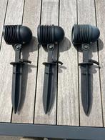 3 stuks BEGA tuinspots exclusief lampen, Tuin en Terras, Buitenverlichting, Ophalen, Gebruikt, Aluminium, Netvoeding