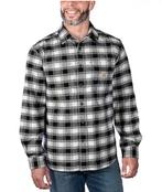 Carhartt Flanellen Overhemd - Zwart/Wit, Kleding | Heren, Zwart, Carhartt, Zo goed als nieuw, Halswijdte 39/40 (M)