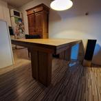 Teak eettafel van Foucault, Huis en Inrichting, Ophalen, 50 tot 100 cm, Zo goed als nieuw, Vijf personen of meer