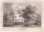 Het Huis Oudaan in Breukelen Utrecht 1846 litho, Antiek en Kunst, Kunst | Etsen en Gravures, Ophalen of Verzenden