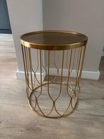 Leen Bakker bijzettafel messing / goud - Nieuw!, Huis en Inrichting, Tafels | Bijzettafels, Minder dan 55 cm, Metaal of Aluminium