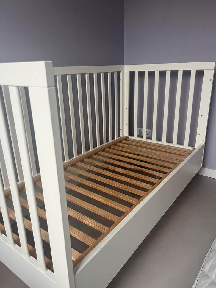 Doorgroeiledikant Petit Amelie, Kinderen en Baby's, Kinderkamer | Bedden, Zo goed als nieuw, 140 tot 160 cm, 70 tot 85 cm, Matras