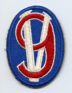 WO2 US 95th Infantry Division patch, Embleem of Badge, Amerika, Ophalen of Verzenden, Landmacht