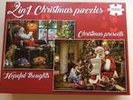 2 Kerstpuzzels van 1000 stukjes., Ophalen of Verzenden, 500 t/m 1500 stukjes, Zo goed als nieuw