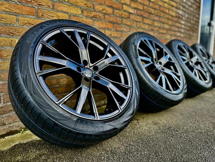 Audi VW GUNNER style Q3 Q5 velgen 20 inch met zomerbanden, Auto-onderdelen, Banden en Velgen, Banden en Velgen, Zomerbanden, 20 inch