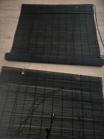 2x Zwarte Bamboe Rolgordijnen, Ophalen, Gebruikt, Bamboe/ riet, 200 cm of meer