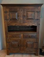 Soliede massief eiken kast, Ophalen, Gebruikt, Warm, Rustiek,  en sfeervol